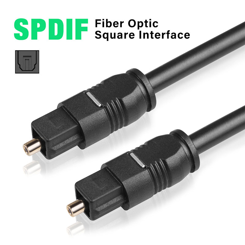 0.5m 1m 1.5m 2m 3m Digital Fib - Optical Audio Cable Toslink Gold Plated recension och pris