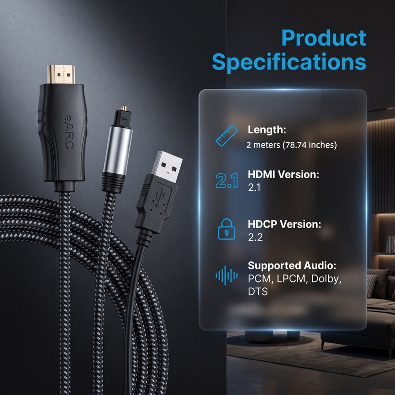 HDMI EARC ARC to Optical SPDIF - Dolby Atmos Soundbar Hdmi Earc recension och pris