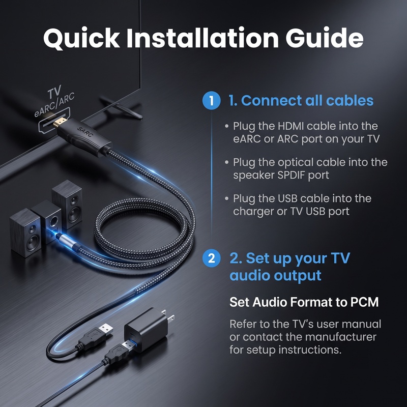 HDMI EARC ARC to Optical SPDIF - Dolby Atmos Soundbar Hdmi Earc recension och pris