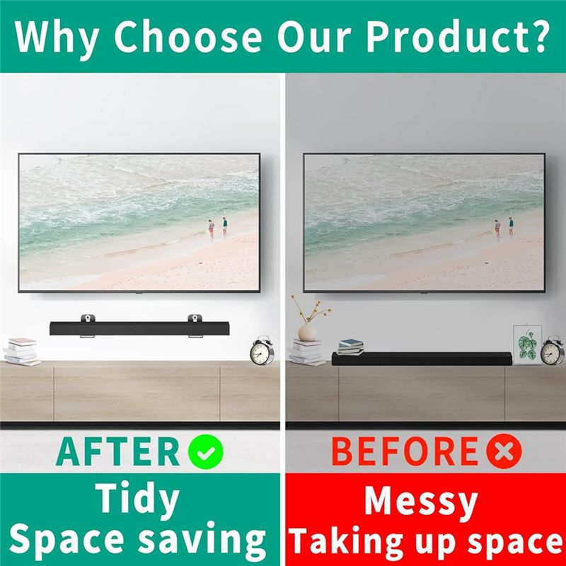 B86B Universal Soundbar Wall M - Soundbar Wall Mount Bracket Universal recension och pris