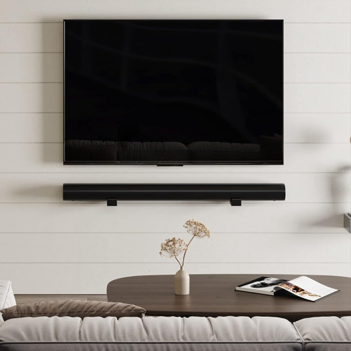 AT42 2PCS Universal Soundbar W - Soundbar Wall Mount Bracket Universal recension och pris