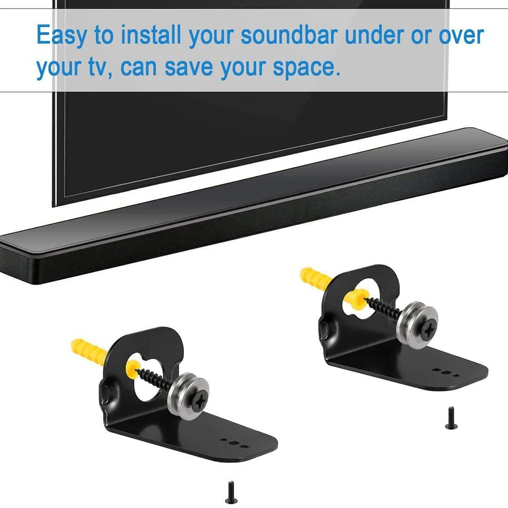 2pcs/set Soundbar Wall Mount B - Speaker Wall Ceiling Mount Bracket recension och pris