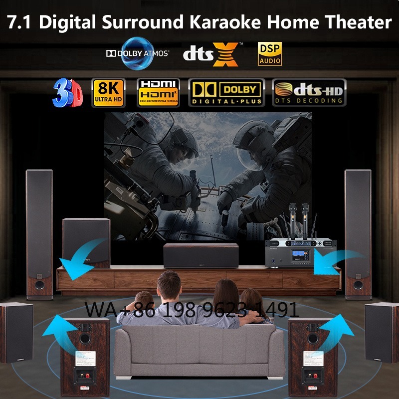 7.1 Tower Home Theater System  - Home Theater System 7.1 Surround Sound recension och pris
