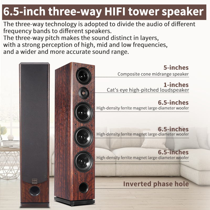 7.1 Tower Home Theater System  - Home Theater System 7.1 Surround Sound recension och pris