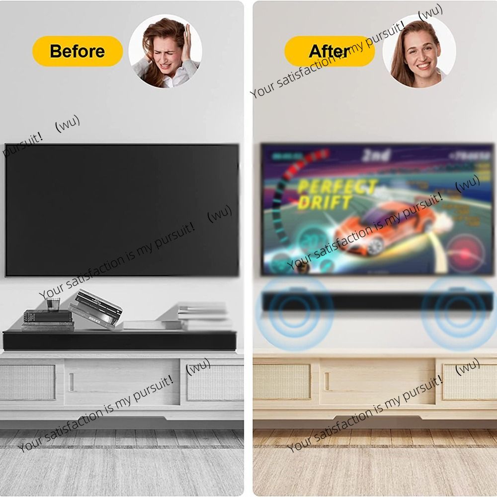 Easy to install anti-fall-off  - Soundbar Wall Mount Bracket Universal recension och pris