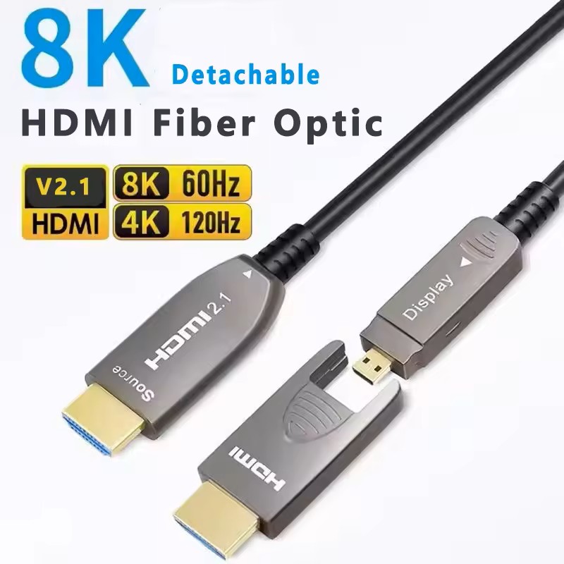 8K Detachable Optical Fiber HD - Hdmi 2.1 Cable 8K 60Hz 48Gbps Earc recension och pris