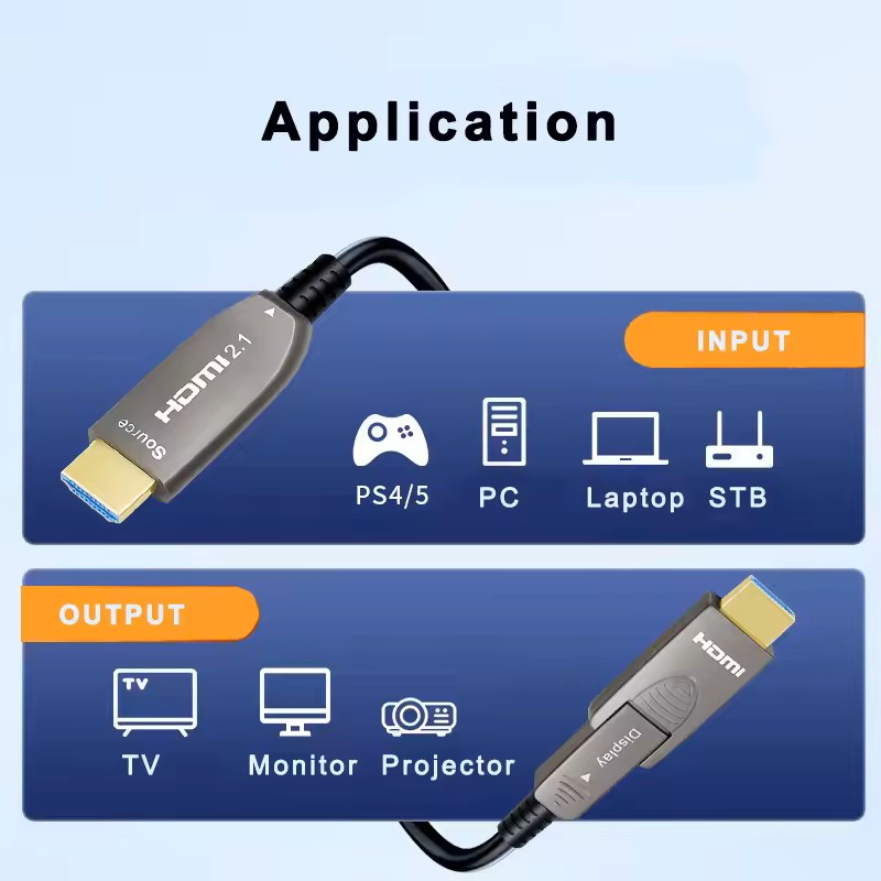 8K Detachable Optical Fiber HD - Hdmi 2.1 Cable 8K 60Hz 48Gbps Earc recension och pris