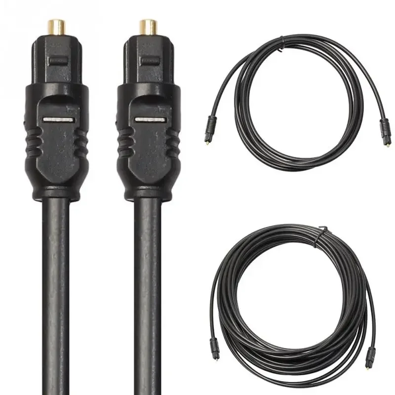 Digital Fiber Optical Audio Ca - Optical Audio Cable Toslink Gold Plated recension och pris