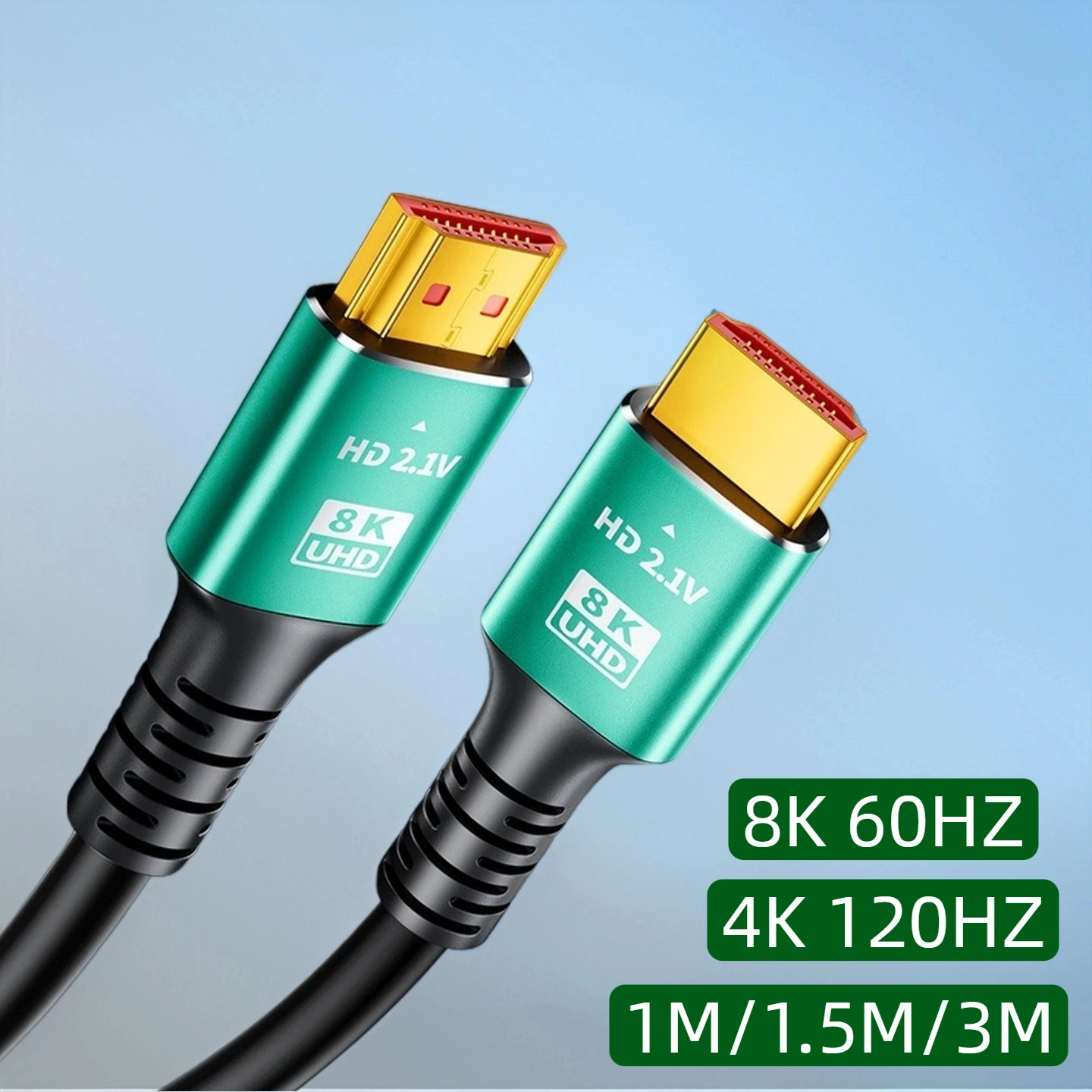 8K HDMI-Compatible Cable 4K@12 - Hdmi 2.1 Cable 8K 60Hz 48Gbps Earc recension och pris