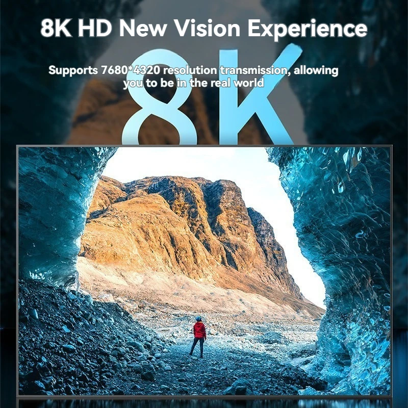 8K HDMI-Compatible Cable 4K@12 - Hdmi 2.1 Cable 8K 60Hz 48Gbps Earc recension och pris