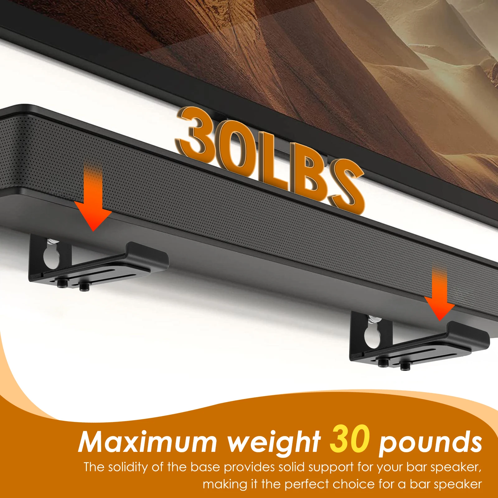 Sound Bar Mount Wall Bracket E - Soundbar Wall Mount Bracket Universal recension och pris