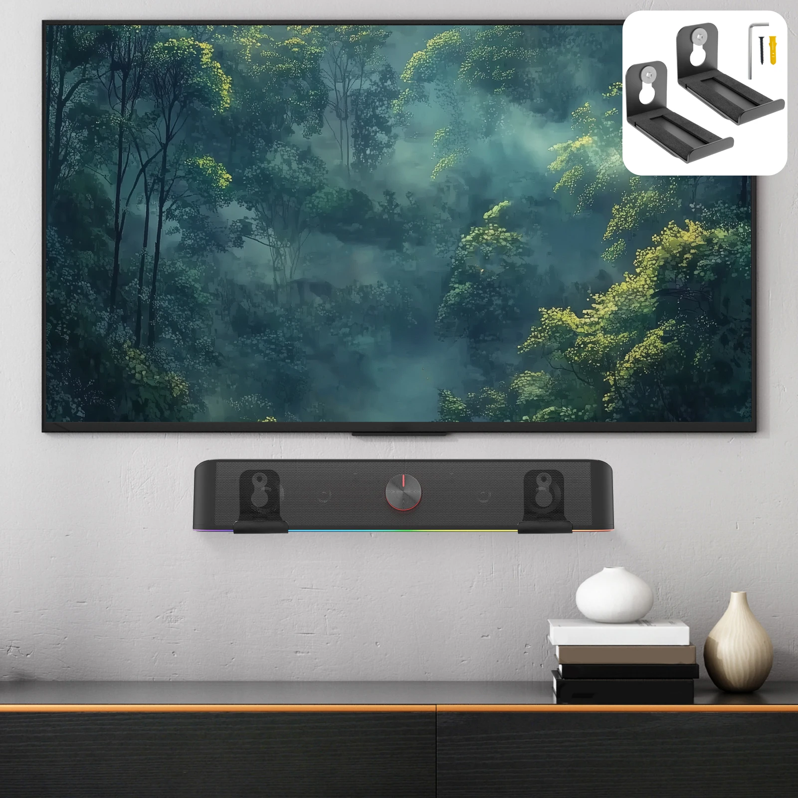 Sound Bar Mount Wall Bracket E - Soundbar Wall Mount Bracket Universal recension och pris