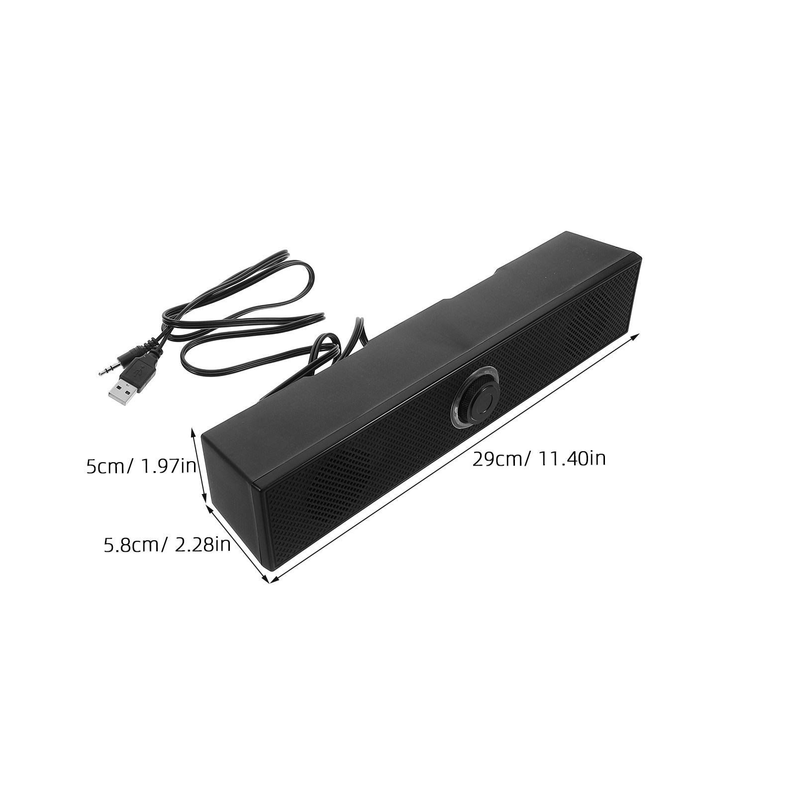 Pc Speakers USB Desktop Soundb - Compact Soundbar For Pc Monitor recension och pris