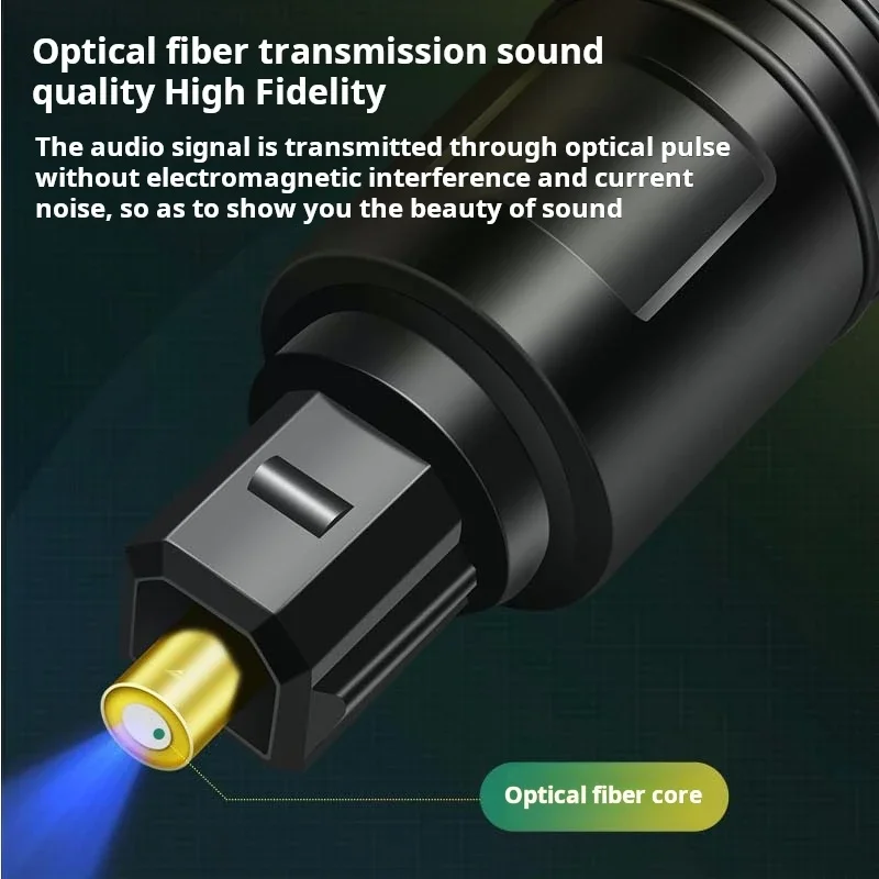 One to Two SPDIF Digital Optic - Optical Audio Cable Toslink Gold Plated recension och pris