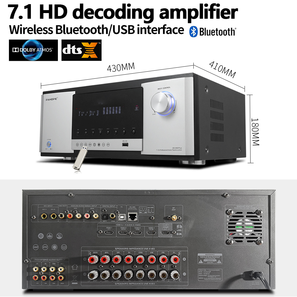 7.1 Tower Home Theater System  - Home Theater System 7.1 Surround Sound recension och pris