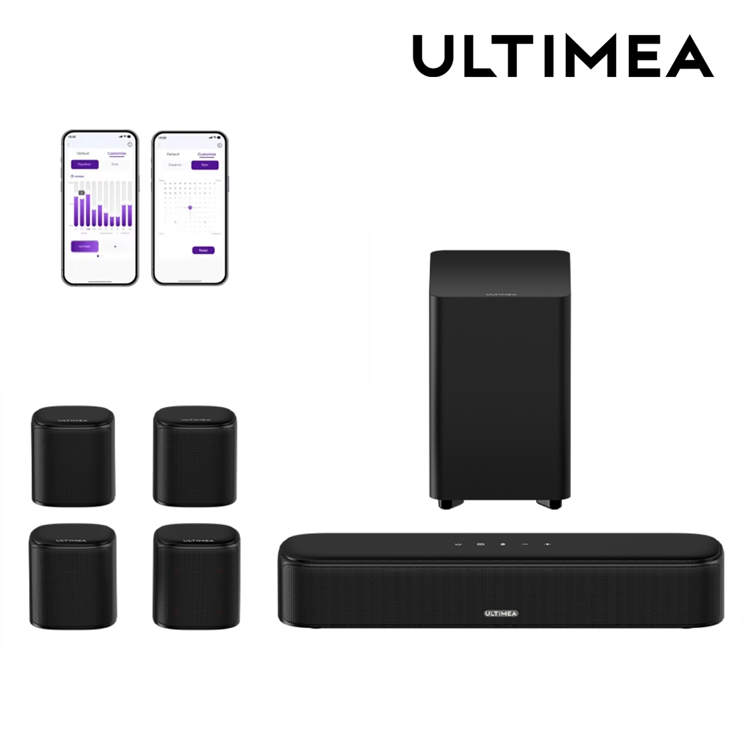ULTIMEA 7.1 Channel Sound Bar  - Home Theater System 7.1 Surround Sound recension och pris