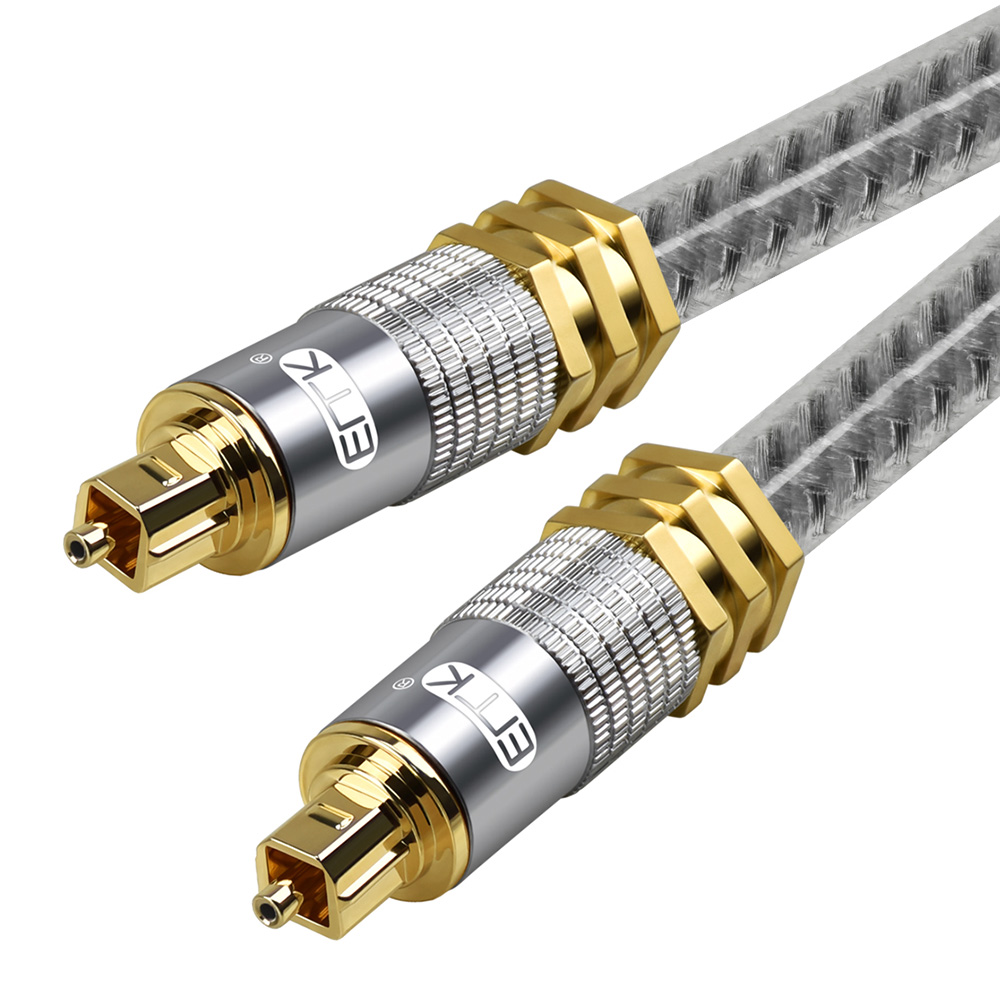 EMK Top Grade OD8.0mm Spdif Op - Optical Audio Cable Toslink Gold Plated recension och pris