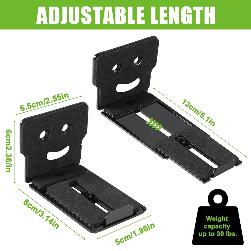 2PCS Soundbar Wall Mount Unive - Soundbar Wall Mount Bracket Universal recension och pris