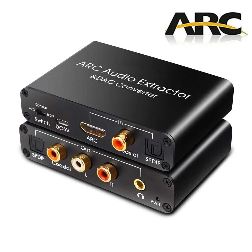 192KHz ARC DAC Audio Extractor - Dolby Atmos Soundbar Hdmi Earc recension och pris
