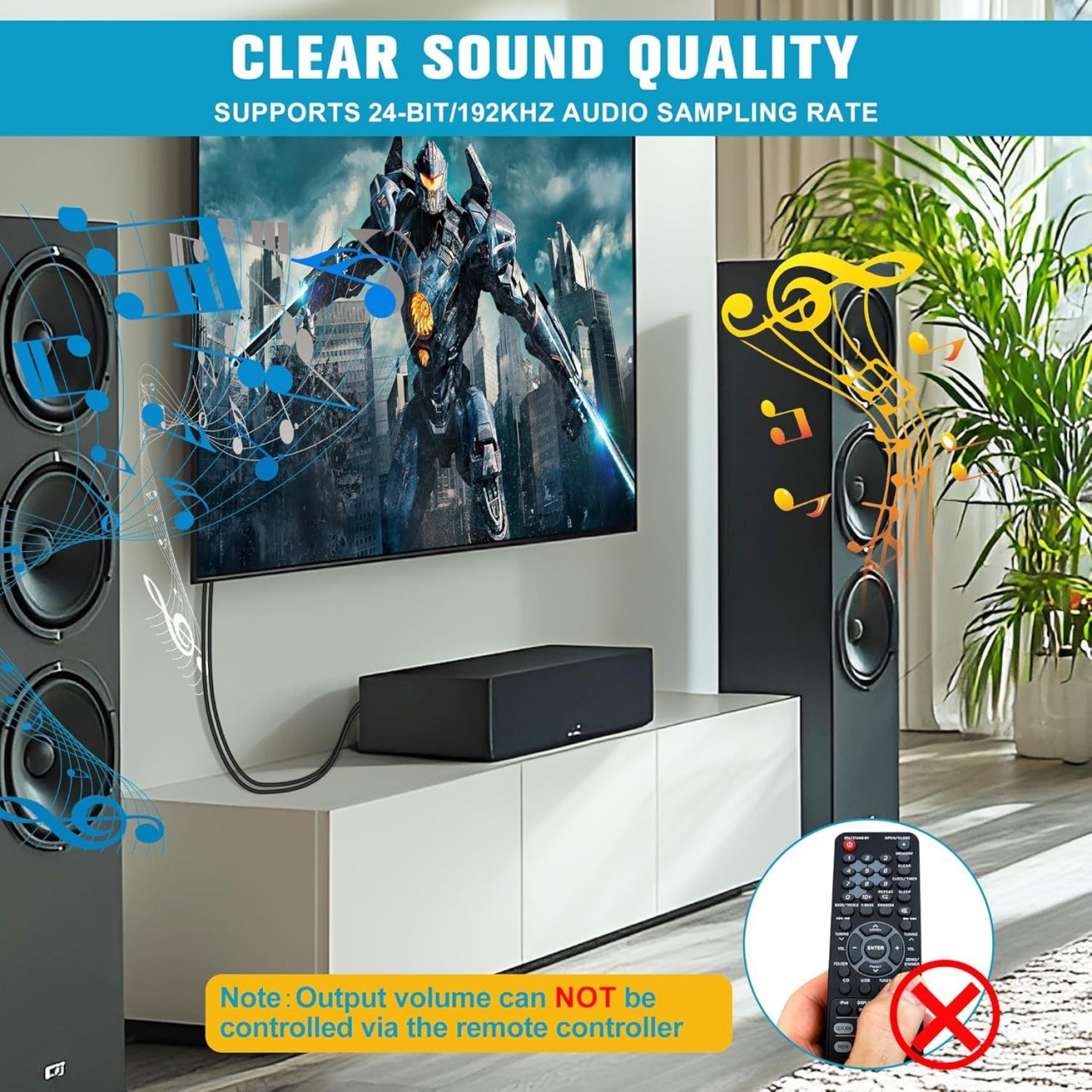 EARC ARC to Optical SPDIF Audi - Dolby Atmos Soundbar Hdmi Earc recension och pris