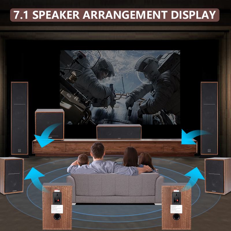 7.1 Tower Home Theater System  - Home Theater System 7.1 Surround Sound recension och pris