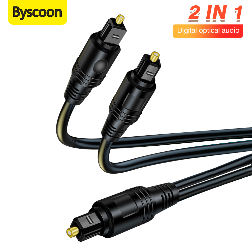 1 To 2 Toslink Gold-Plated Dig - Optical Audio Cable Toslink Gold Plated recension och pris