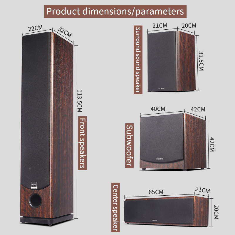 7.1 Tower Home Theater System  - Home Theater System 7.1 Surround Sound recension och pris