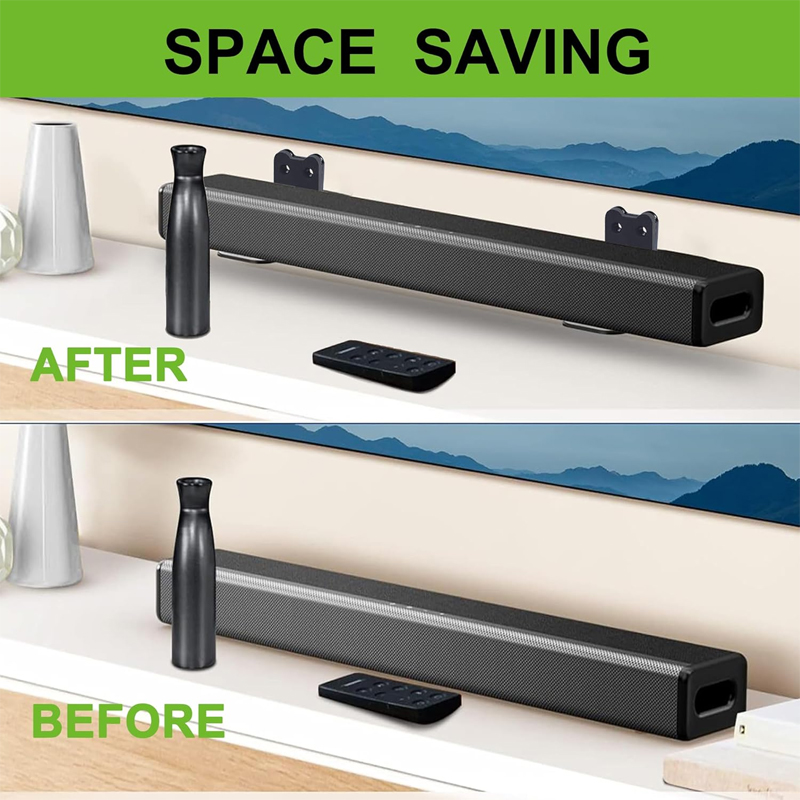 2PCS Adjustable Soundbar Mount - Soundbar Wall Mount Bracket Universal recension och pris