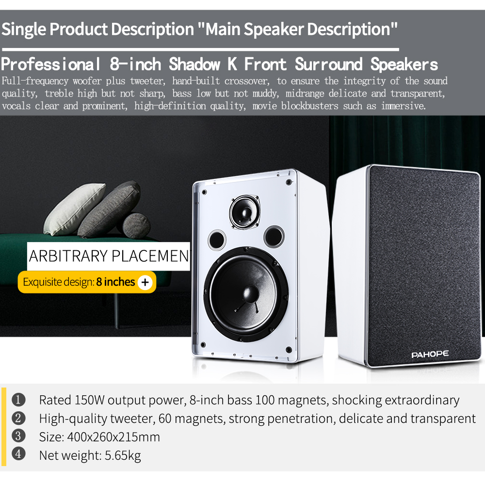 7.1 Home Theater Speakers Prof - Home Theater System 7.1 Surround Sound recension och pris
