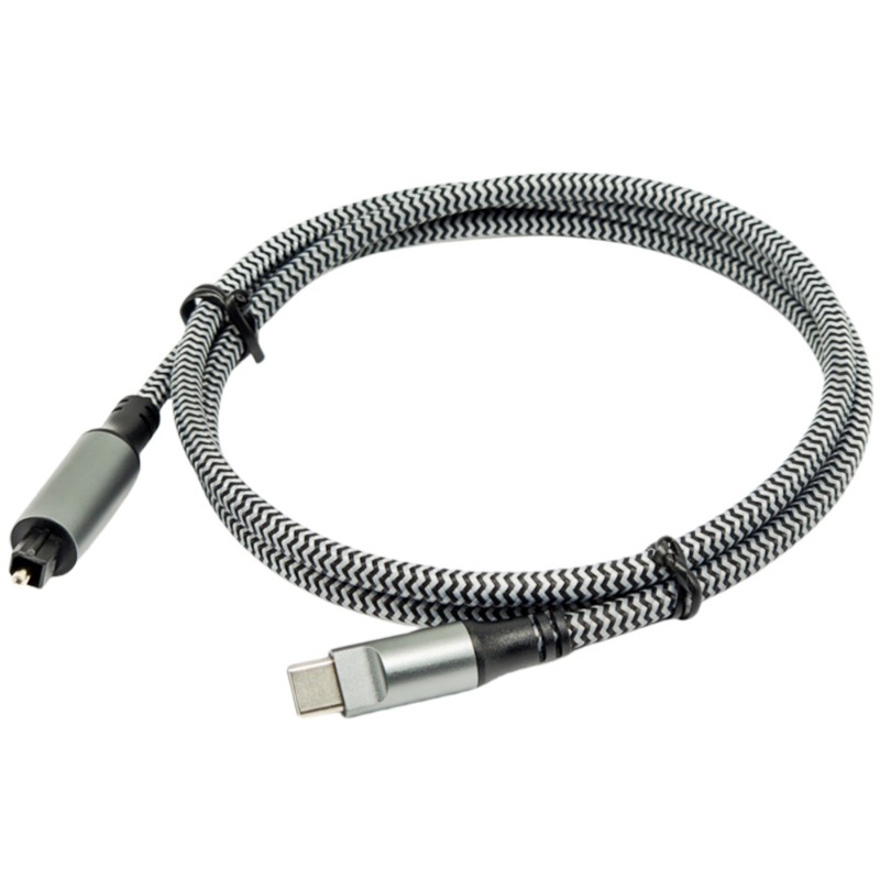 Braided USB C To Optical Audio - Optical Audio Cable Toslink Gold Plated recension och pris