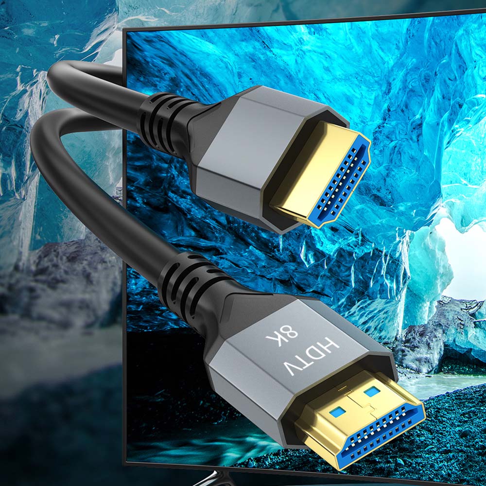8K HDMI Cable HDMI 2.1 8K@60Hz - Hdmi 2.1 Cable 8K 60Hz 48Gbps Earc recension och pris