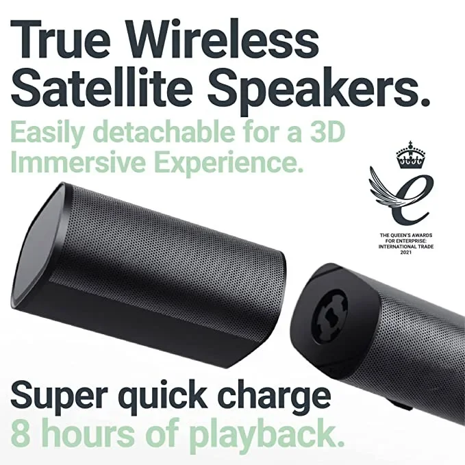 wireless speaker 5.1ch Detacha - Soundbar With Wireless Subwoofer 5.1Ch recension och pris