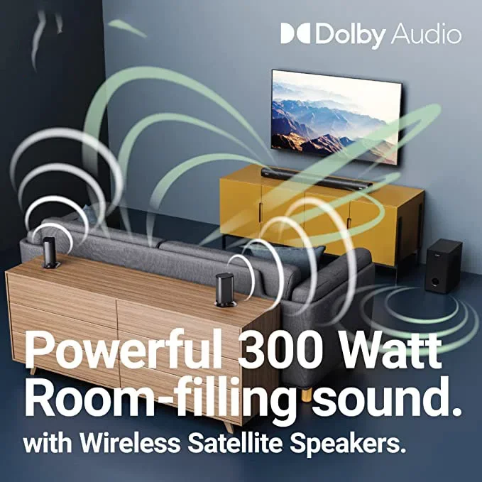 wireless speaker 5.1ch Detacha - Soundbar With Wireless Subwoofer 5.1Ch recension och pris